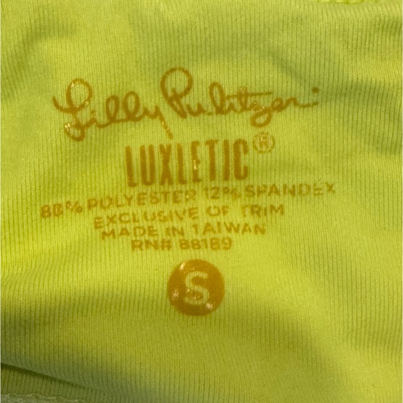 Lilly Pulitzer Luxletic Weekender 21" High Rise Crop Legging in Dive In Sz S - Picture 7 of 11